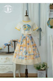 Miss Point Loquat Lemon Daily Skirt(Reservation/Full Payment Without Shipping)
